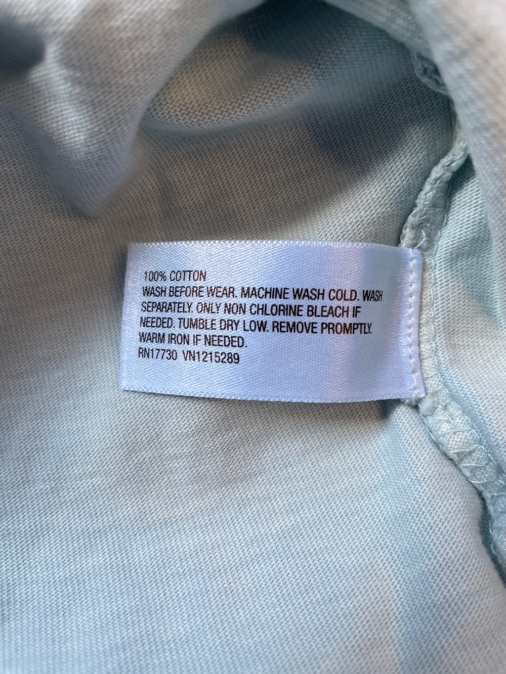 NWT Goodfellow & Co Men's Long-Sleeve Pocket Tee - Pale Mint.  Size Large - Picture 5 of 5